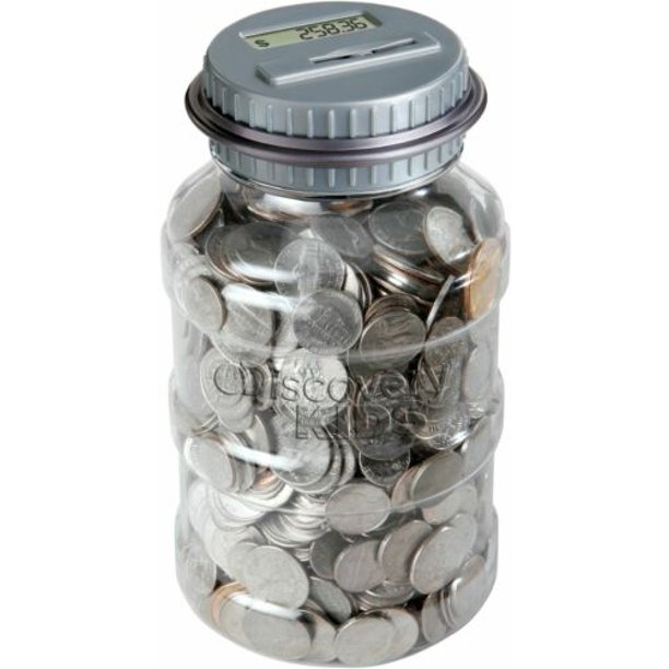 Discovery Kids Coin Counting Jar Styles Vary 1006664