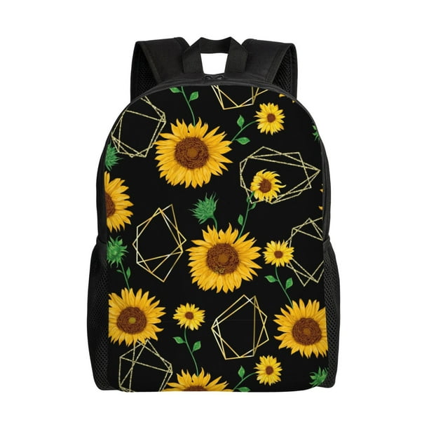 Fotbe Sunflowers3 Mochila de Viaje para Laptop, Mochila Ejecutiva Delgada y Resistente 15.6"