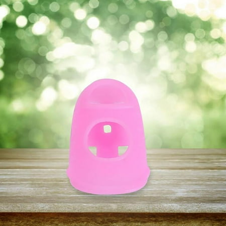 

MRULIC Finger Cuff Guitar Finger Cover Guitar Silicone Finger Protection Cover Kids Adult 10PCS household tools + Pink