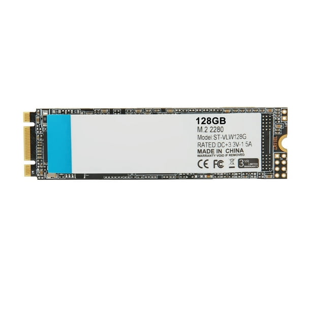 SSD interno para juegos M.2 2280 SATA III 6 Gb/s 3D TLC NAND 500/450 MB/s SSD para ordenador portátil de escritorio placa base 128GB