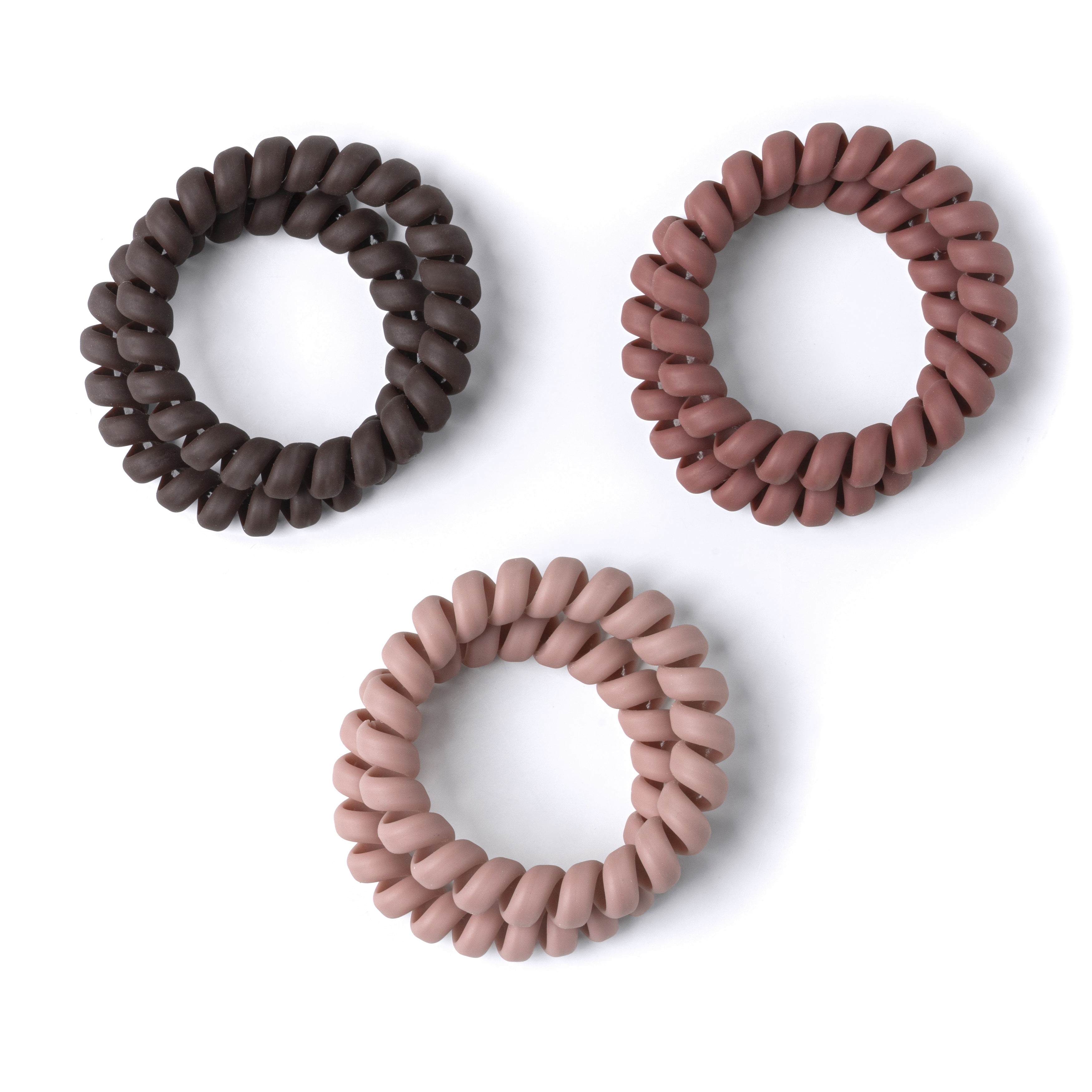 Crush(TM) Kinda Spiraling Coil Hair Ties-24 Piece Assortment