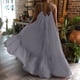 thumbnail image 5 of Vestidos de verano Fnochy para mujer, de una pieza, color liso, a la moda, informales, sin mangas, con tirantes, bolsillos, sueltos, sin espalda, vestido amplio con vuelo, 5 of 8