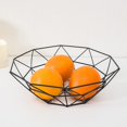 thumbnail image 4 of PENGXIANG Geometric Fruit Vegetable Wire Basket Metal Bowl Kitchen Storage Desktop Display, 4 of 4