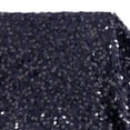 thumbnail image 4 of Zelouf Tiffany Sequins On Textured Knit  , Sewing, DIY, Crafts Fabric by the Yard, Navy, 10 Yard, 4 of 4