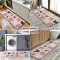 thumbnail image 6 of Pink French Bulldog Flowers Florals Kitchen Rug Mat,Kitchen Runner Rugs Non Skid Washable,Decorative Kitchen Floor Mats for Kitchen,Sink,Laundry,17"x47.2", 6 of 7