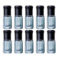 thumbnail image 1 of 10pcs 3ml Empty Mini Glass Roll On Bottle For Essential Oils Refillable Perfume Bottle Deodorant Container,Black, 1 of 5