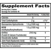 Move Free Advanced Plus MSM, 120 tablets
