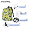 thumbnail image 3 of Rocae Lemon1 for Durable Canvas Backpack Leisure Large Bag Travel Rucksack Multi-function Backpack Small, 3 of 8