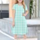 thumbnail image 2 of Teen Girls Dresses A-Line Dress Casual Summer Outfit for Kids Comfortable ,Sie:110, 2 of 7