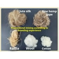 thumbnail image 5 of Natural Mixed Bird Nesting Material Jute Silk Raffia Wool for Budgies Finches Canaries Small Birds Cage Bedding 20g for Tools/Office (Khaki) ,Hulucky, 5 of 8