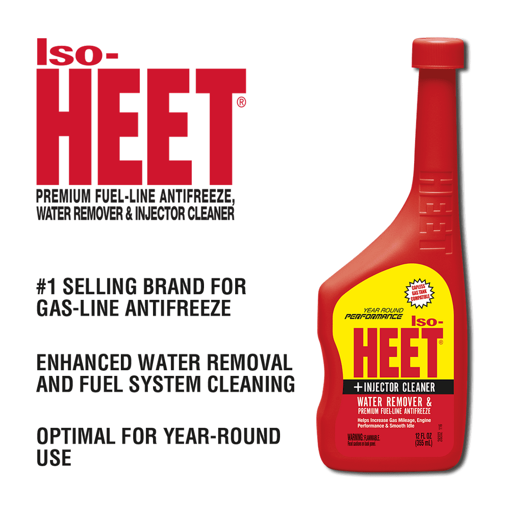 ISOHEET Water Remover And Premium Fuel Line Antifreeze + Injector