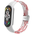 thumbnail image 1 of Correa De Silicón y Nylon + Hebilla Unisex Para Smart Watch De Xiaomi Compatible Con De Mi Band 7 / 6 / 5 / 9, 1 of 5