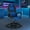 Blue, IND, variant on Dkelincs PC Gaming Chair Ergonomic Office Chair PU Leather Adjustable Computer Chair with Lumbar Support & Armrest (Red, ATL)
