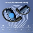 thumbnail image 3 of ETEPEHI Wireless Earbuds, Bluetooth 5.4 Open Ear Earbuds with Full-Color LCD Touchscreen Charging Case, 48H Playtime, Bluetooth Headphones for Running Workout Sports, 3 of 8