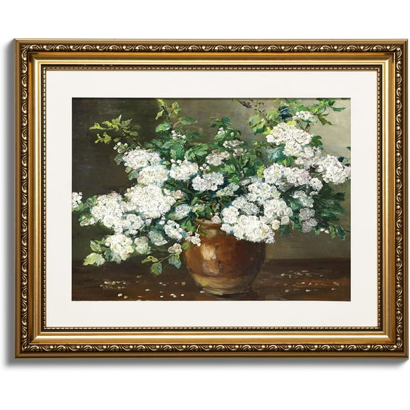 Vintage Wall Art Nature Floral Flowers Retro Paintings, Canvas Prints Artwork with Antique Unframed, Victorian Wall Pictures Decor for Living Room Gallery Room