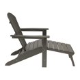 thumbnail image 2 of Chaise Adirondack Patio Extérieur Gris Hampton avec Pouf Cache-Cache (2-Pack), 2 of 6
