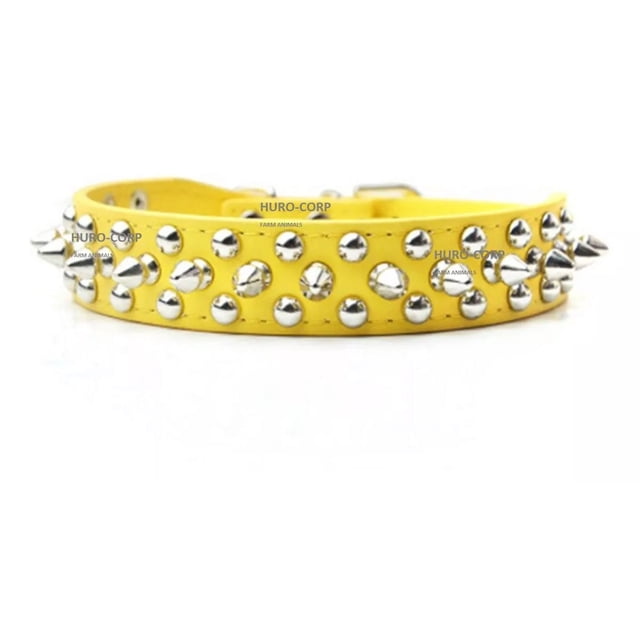 Collar Para Perro Con Picos De Metal, Razas Medianas. Mod.3