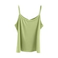 thumbnail image 4 of aidice Camisole for Women Sleeveless Crew Neck Pajama Strap Tanks Undershirts Summer Homewear Comfy Sleep Tops, 4 of 6