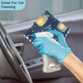thumbnail image 4 of Yayeee 6 Pack Kitchen Dish Cloths Set for Washing Soft Drying Absorbent Microfiber Towels, Blue Fireflies Pattern, 4 of 9