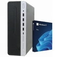thumbnail image 2 of Restored HP Computers ProDesk 600 G4 SFF Windows 11 Pro Business Desktop PC Computer System Intel Hexa-Core i5 32GB DDR4 RAM 1TB SSD WIFI Bluetooth, 2 of 3