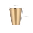 thumbnail image 2 of WEUVEB 4Pcs Single Hole Handle Copper Knobs Golden Cabinet Pulling Handle for Door Use, 2 of 8