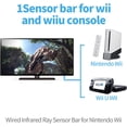thumbnail image 3 of Barre de Capteur ForWII, Barre de Capteur IR Filaire de Remplacement pour Récepteur pour Console NintendoWii U Motion Plus avec Support Stable, Récepteur de Capteur de Mouvement, 3 of 8