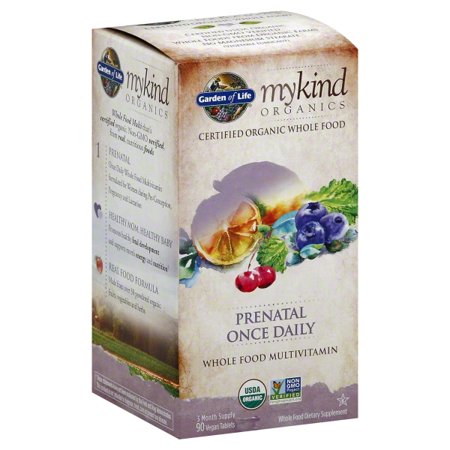 Garden of Life Organic Prenatal Multivitamin Supplement with Folate - mykind Prenatal Once