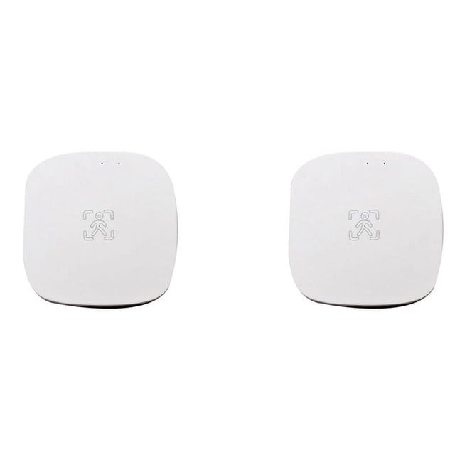 2X Tuya ZigBee MmWave Human Presence Sensor with Luminance MicroWave Radar Detection PIR Motion Sensor Wall Mount