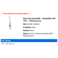 thumbnail image 2 of Rear Strut Assembly - Compatible with 1997 - 1999 Acura CL 1998, 2 of 2