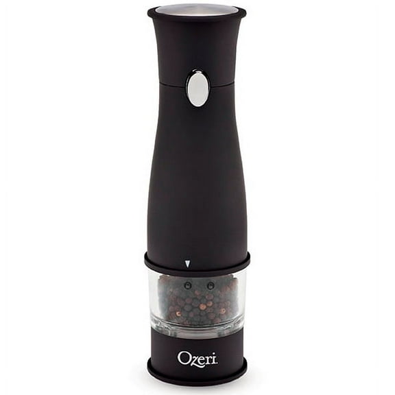 Ozeri Artesio Soft Touch Electric Pepper Mill and Grinder, BPA-Free