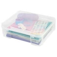 thumbnail image 7 of IRIS USA Fits 12" x 12" Paper Thick Portable Plastic Scrapbook Project Case with Built-in Handle, 7 of 7