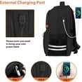 thumbnail image 7 of Ytonet Travel Backpack for Men & Women, Water-Resistant Sports Backpack with Shoe Compartment, Fits 15.6-Inch Laptop – Ideal for Workouts, Camping, Hiking, Black, 7 of 7
