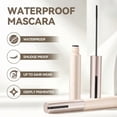 thumbnail image 4 of 2-in-1Black Tiny Brush Mascara, Waterproof Mascara for Fine Short Eyelash and lower eyelash, Black Mascara with Ultra Fine Brush, Thickening, No clumping, For Dramatic Lash Definition Black 3.5g, 4 of 6