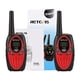 thumbnail image 4 of Walkie Talkies para niños Rt628 de color rojo, 1 par, con teclado Vox de largo alcance, regalo para cumpleaños y vacaciones, fácil de usar para acampar y hacer senderismo, 4 of 5