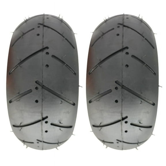 2X 90/65-6.5 Tubeless Tyre 11 Inch Vacuum Tire for Electric Scooter, 47Cc 49Cc Mini Motorcycle Accessories