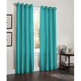 thumbnail image 1 of Linen Store CP407032 54 x 90 in. Erin Double Pass Rod Pocket Curtain Panel, Turquoise, 1 of 1