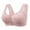 Pink, variant on Womens Push Up Everyday Bras Comfortable Wireless Bralettes Support Bras Comfort Lace Trim Wirefree Padded Bra Full Cup Seamless Full Coverage Non Wired Firm Control Bra
