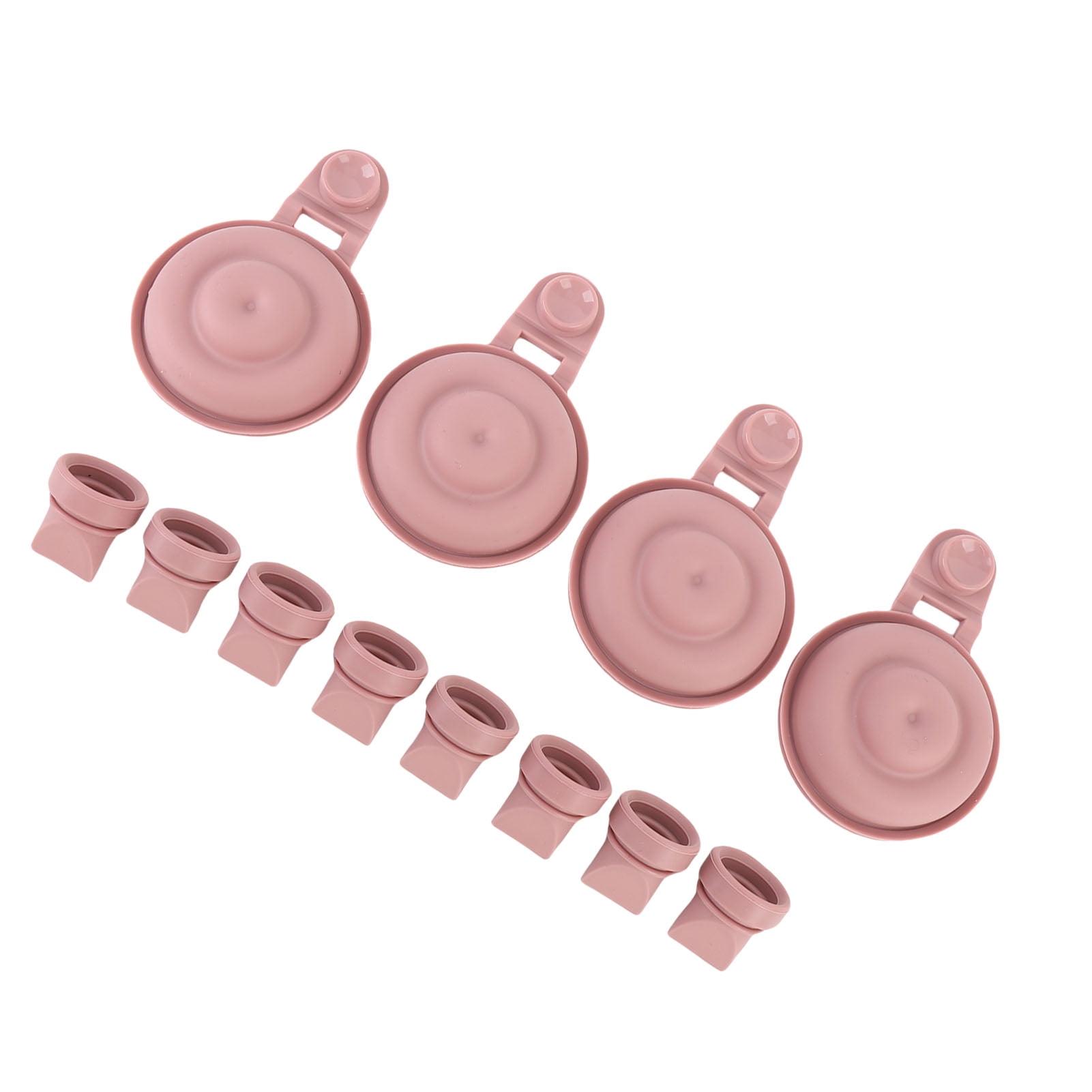 BIMZUC 12-Piece Breast Pump Accessory Kit, 8 Duckbill Valves & 4 Diaphragms Replacement Parts Compatible with Momcozy M9 Wearable Breast Pump, Food Grade Silicone