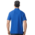 thumbnail image 5 of Gildan Softstyle Pique Polo for Adults, Modern Classic Fit, Short Sleeve Casual Polo Shirt, Royal, S, 5 of 5