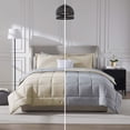 thumbnail image 3 of Virtu California King Comforter Set, 7 Piece Bed in a Bag, Reversible Bedding Comforter Sets with Sheets, Beige, 3 of 9