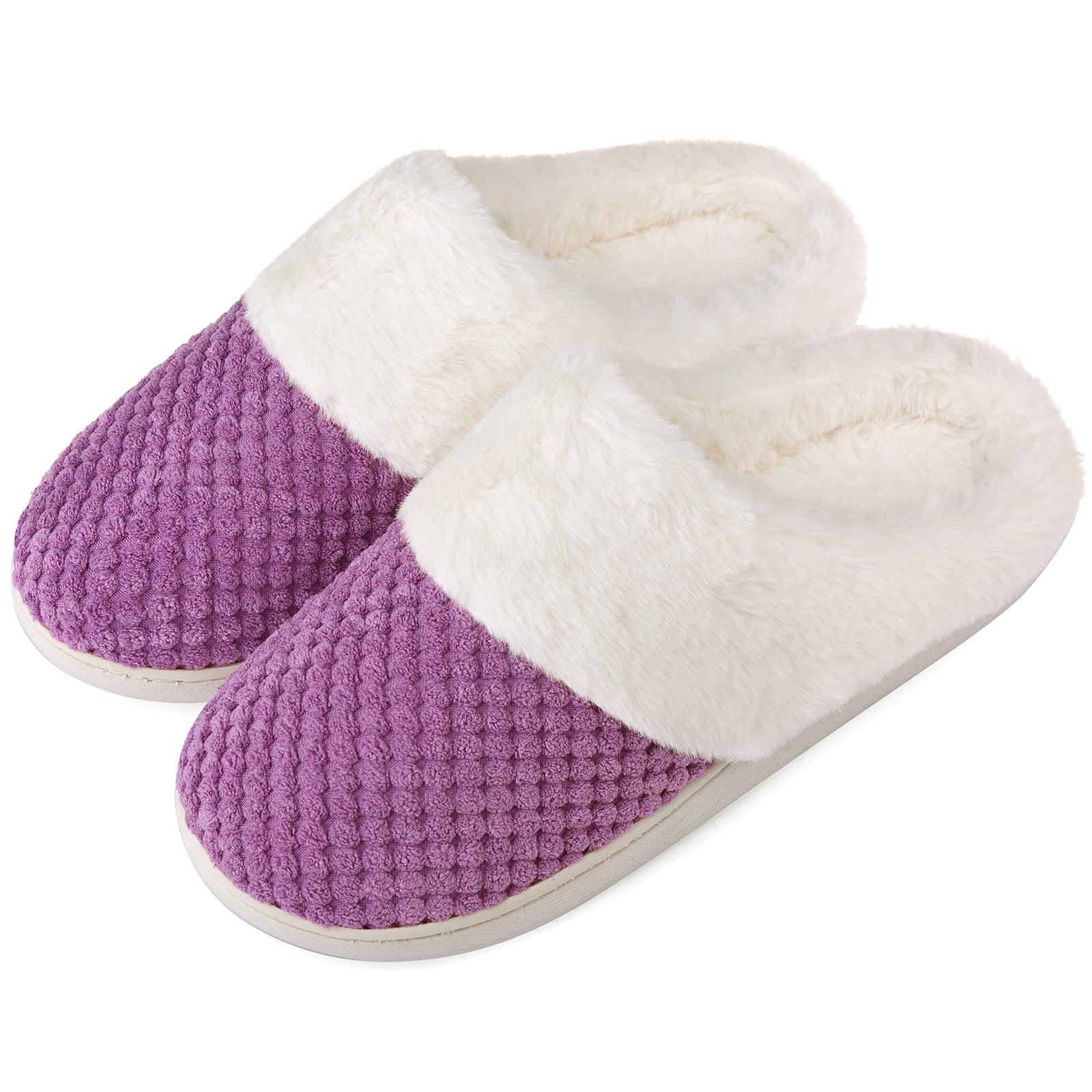 purple house slippers