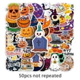 thumbnail image 2 of 50 Halloween Stickers Waterproof Vinyl Decals for Water Bottles Laptops Phones DIY Scrapbooking Journals Trick or Treat Theme, 2 of 5