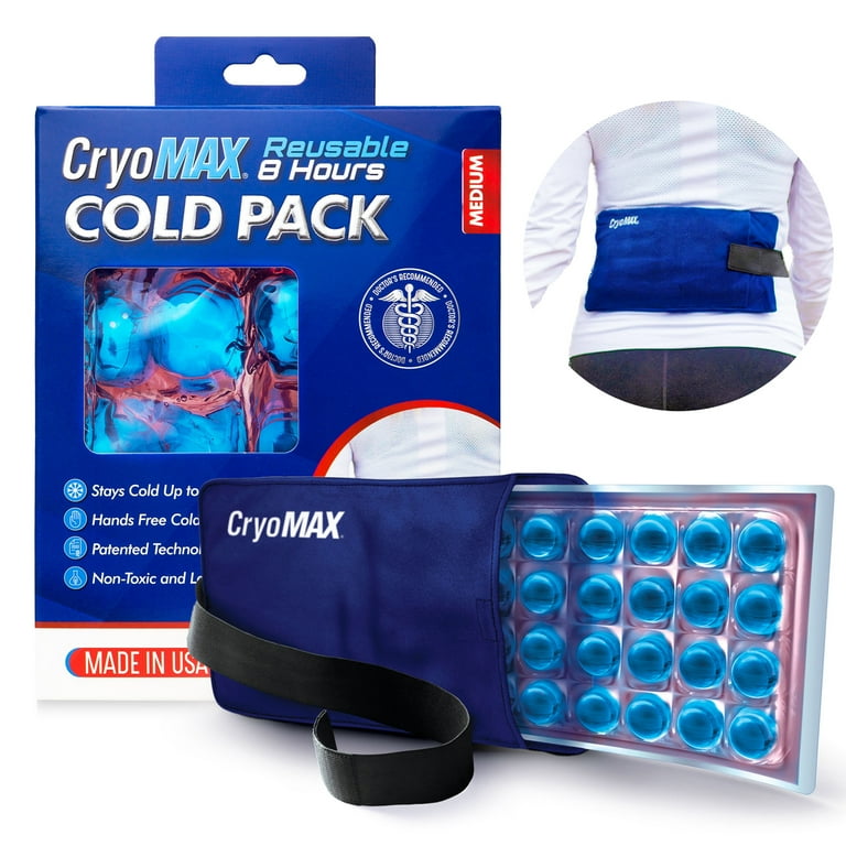 CryoMAX Medium 8-Hour Reusable Cold Pack Therapy HSA/FSA Eligible