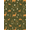 Olive Green Brown, Pattern 2, variant on Design&I 6'x9' Washable Area Rug Cheerful Forest Animals Hunting Scene Round Pine Trees Accent for Queen Size Bedroom, Under Bed, Sleek Flatweave Pet Friendly