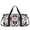 Multicolour 1, variant on Herdesigns Bow Gym Bag for Women, Duffle Bag for Travel Sport, Pink Lightweight Waterproof Carry on Weekender Dance Yoga Workout Bags