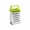Green, variant on Mini Garlic Grater - Stainless Steel Cheese Ginger Vegetable Spices Small Grater for Kitchen, with Plastic Handle - Blue