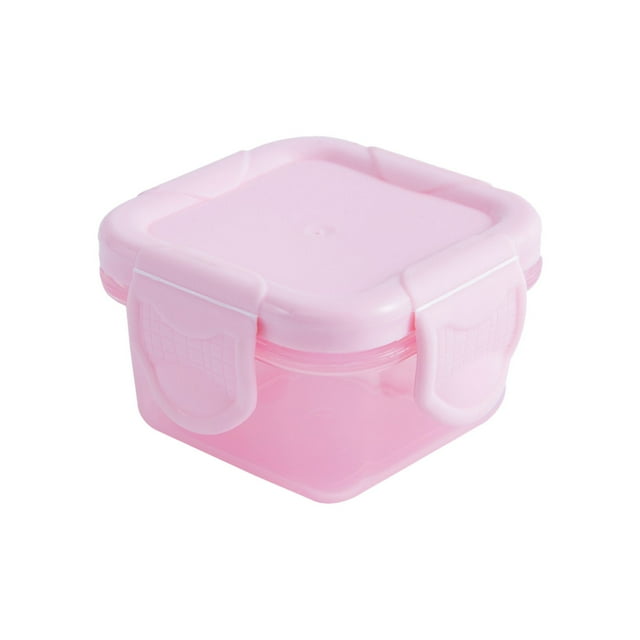 Binwennn Disposable Lunch Containers with Lids Portion Fix Containers Food Containers with Lids 3 Compartments Tiny Adorable Storage Cute Compact Design Ideal For Jewelry Trinkets Keepsakes