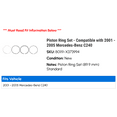 thumbnail image 2 of Piston Ring Set - Compatible with 2001 - 2005 Mercedes-Benz C240 2002 2003 2004, 2 of 2