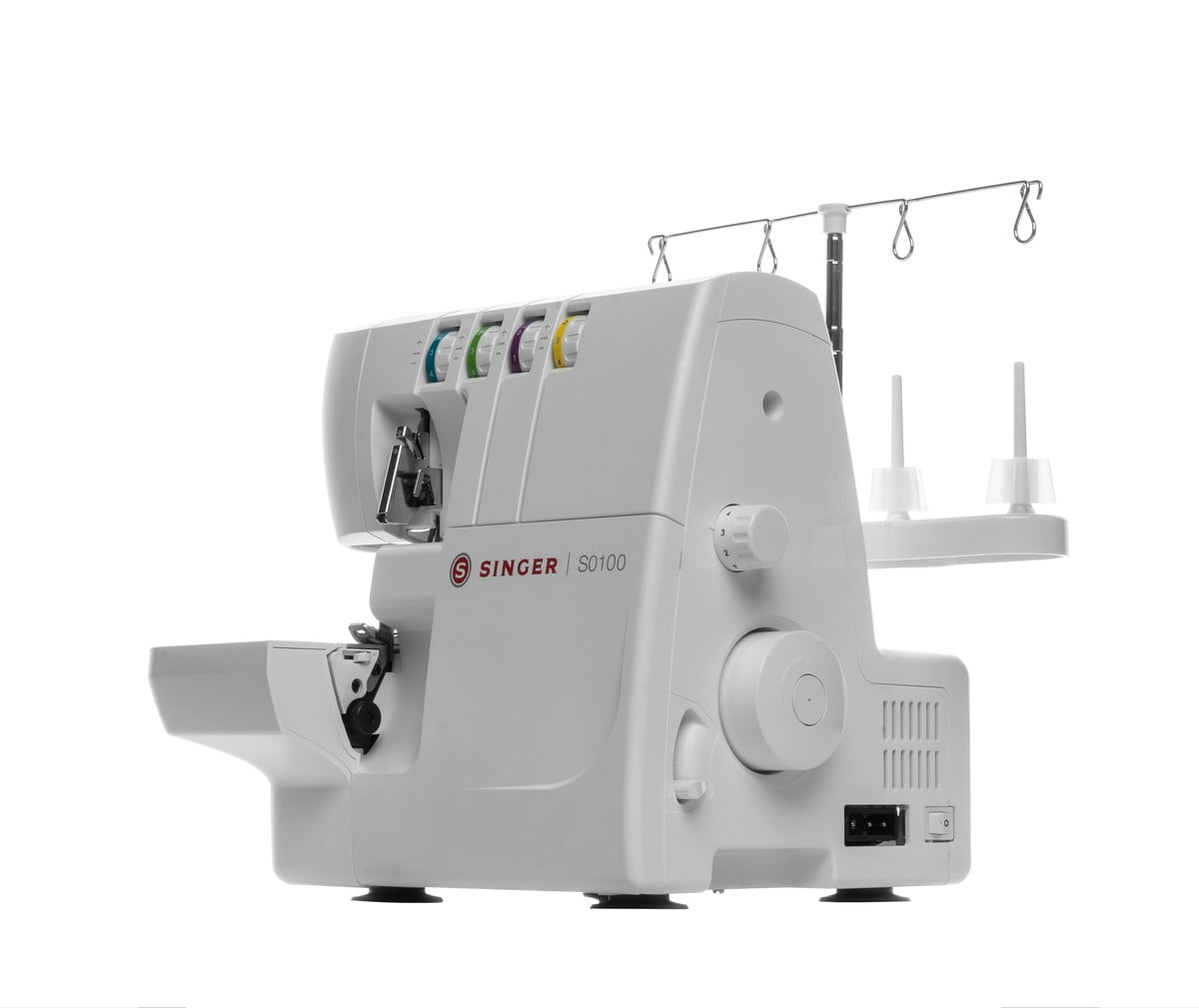 Singer® S0100 Serger Overlock Machine With 2/3/4 Thread Capacity And Free  Arm, White