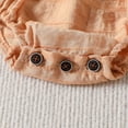 thumbnail image 5 of Sunnyoo Barboteuse à Manches Bouffantes Courtes Smockée d'Été pour Filles avec Bandeau Tenues, 5 of 5